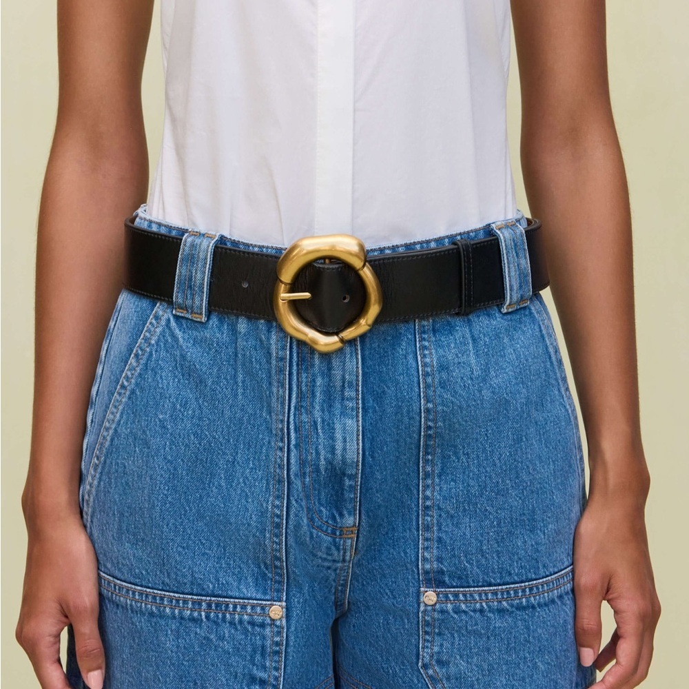 NWT Cult Gaia Women's Meerah Women's Leather Belt Size XS/Small - Picture 5 of 9